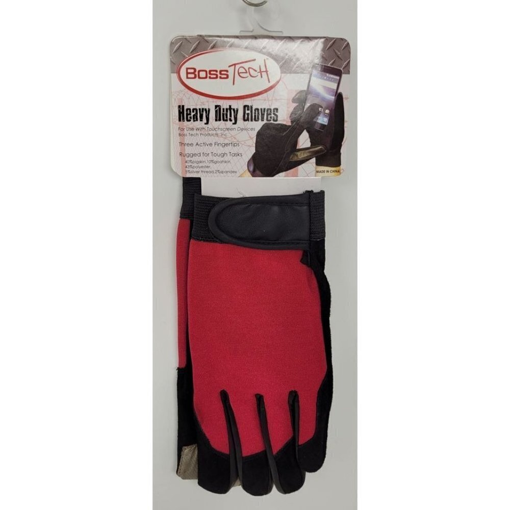 Women's Boss Tech Heavy Duty Rugged Warm Winter Gloves for Touchscreens,